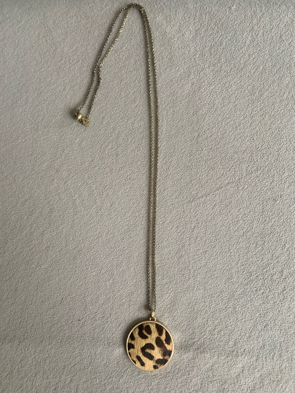 Silpada Gold-Tone Leopard Print Pendant Necklace - Women Jewelry - Picture 2 of 4